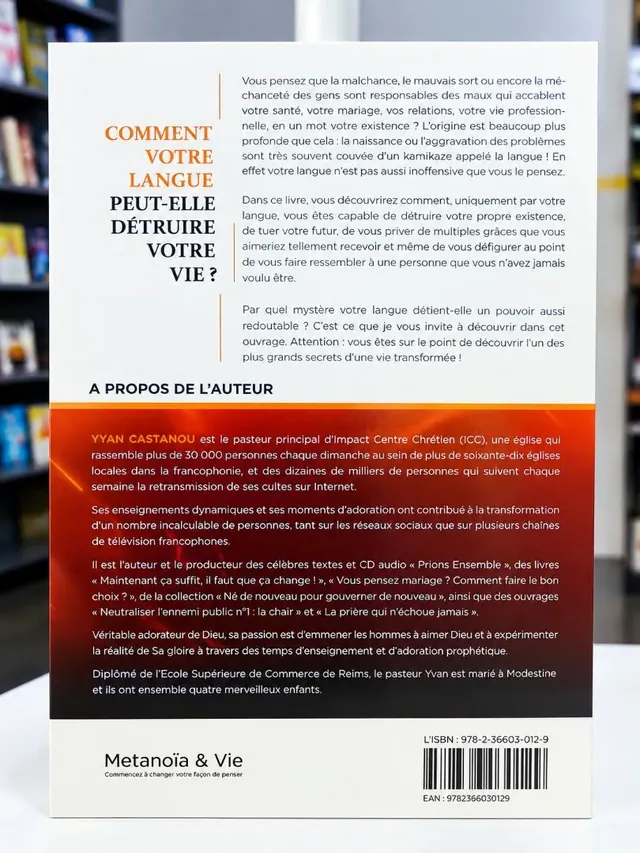 « Comment votre langue peut-elle détruire votre vie ? » : quatrième de couverture